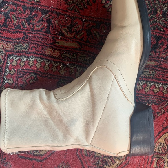 Beautiful Labucq Caro Nappa boots in cream! - Picture 7 of 10